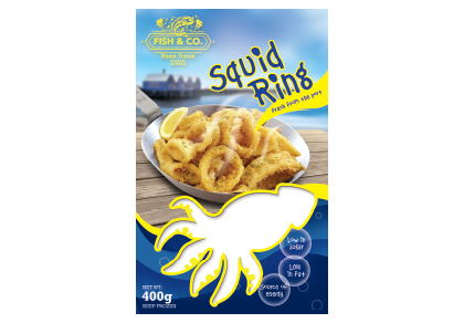 Pan Fried Cajun Squid Rings